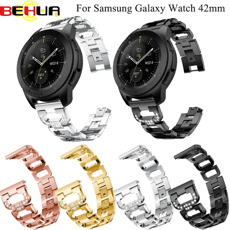 20mm replacement Strap for Samsung galaxy Watch Active /galaxy Watch 42mm/Gear S2 Band Crystal Women wristband Accessories Band