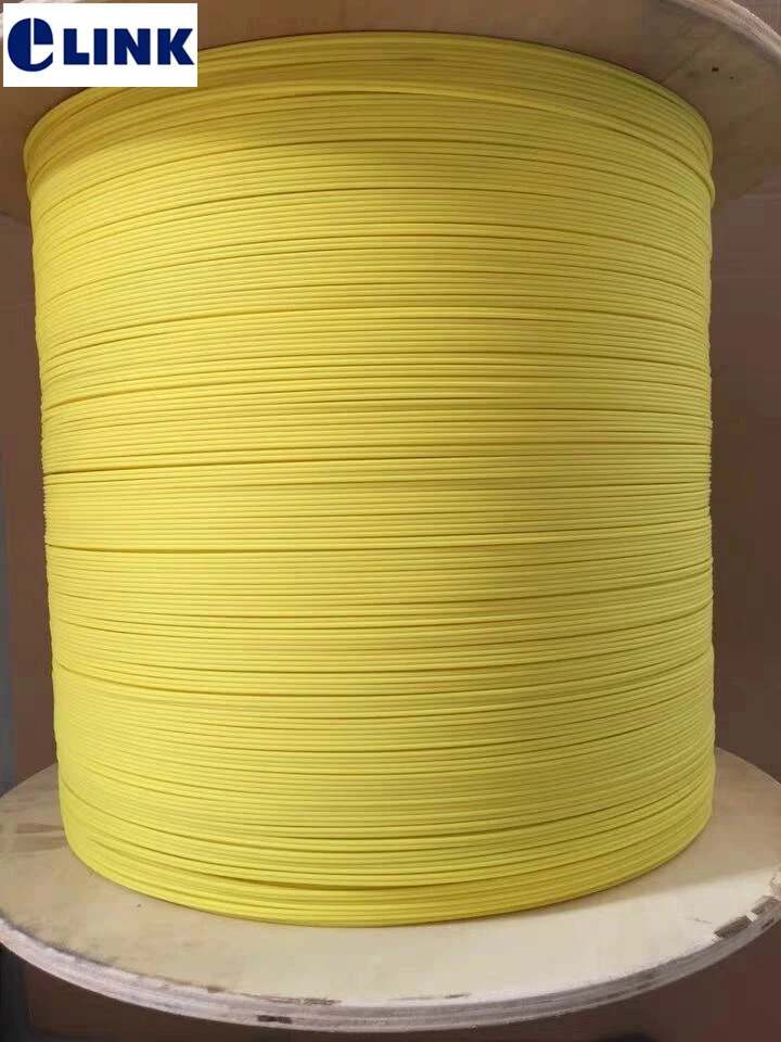 

fiber optic cable 500m duplex SM 9/125um 2.0mm Yellow G652D indoor duplex for fiber patchcord ftth wire 1km/roll ELINK