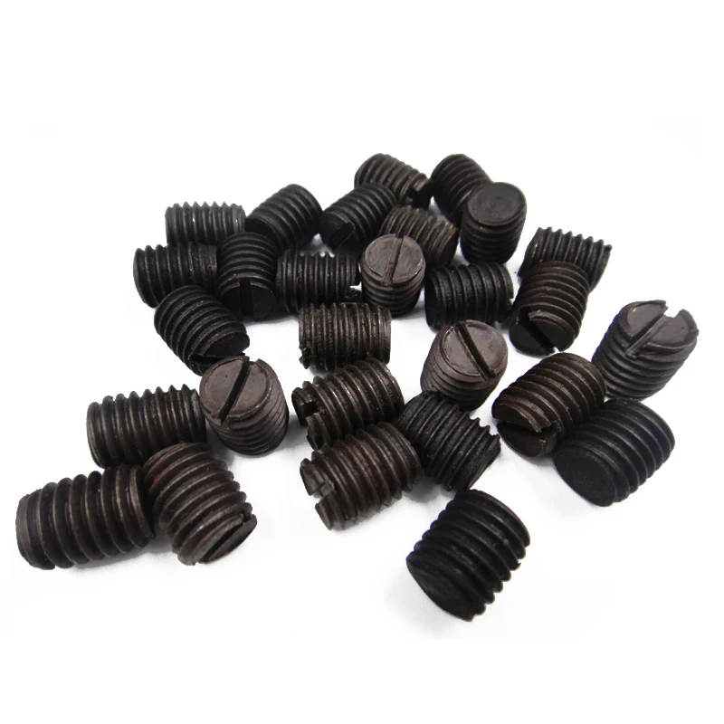 20pcs/100pcs  3D printer accessories flat end set screws tinyscrew M3*3-4-6 black