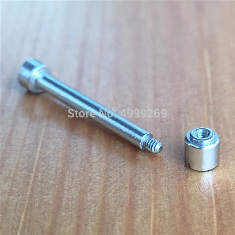 21.8mm steel screwtube for BVLGARI Diagono 38mm LCV38 automatic watch