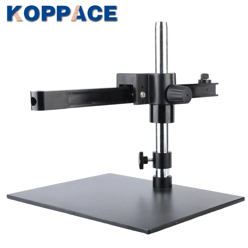 KOPPACE-مجهر ستريو 76 مللي متر ، دعم ذراع الفتحة ، منصة 400 × 300 مللي متر ، نطاق حركة 320 مللي متر