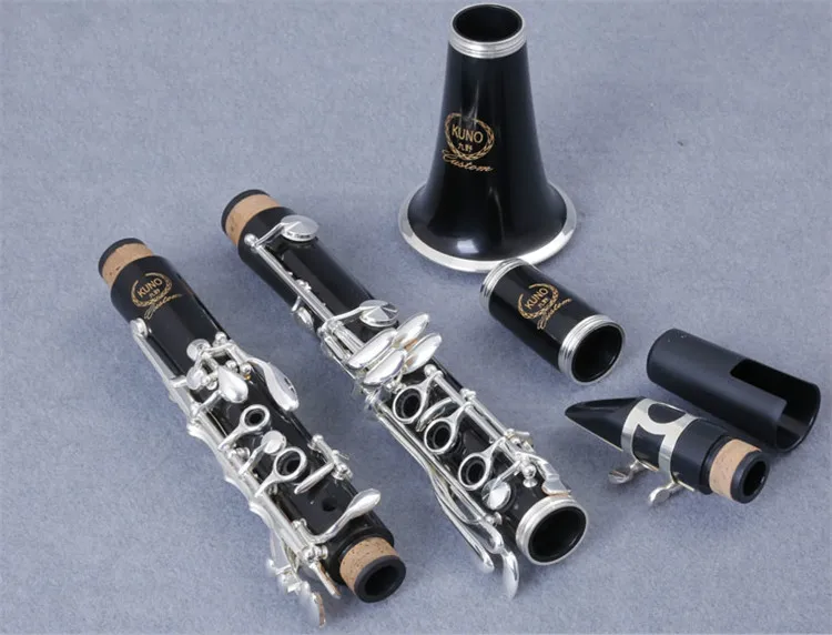 

High Quality Clarinet Japanese KUNO KCL-901 Brand Instrument 17 Key B Flat Clarinet For Students With Case Free Shipping