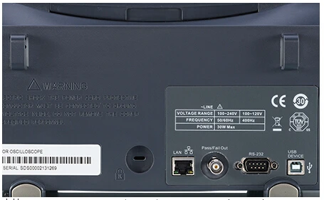 SIGLENT SDS1102A  Digital Oscilloscope100MHz 2Ch 1GS/s USB 7\