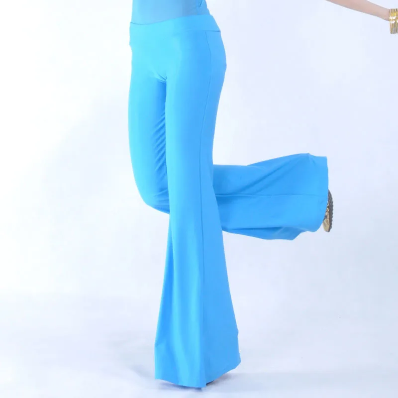 Cotton BellyDance Practice Pants Training Long Pant Dancing Clothes Tight Trousers For Dancing