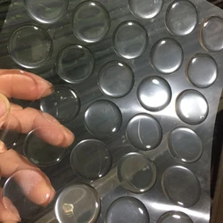 100pcs 16/20/25mm Round Transparent/Flash Epoxy Adhesive Circles Bottle Cap Stickers Resin Patch Dots Bottle Cap Crafting DIY