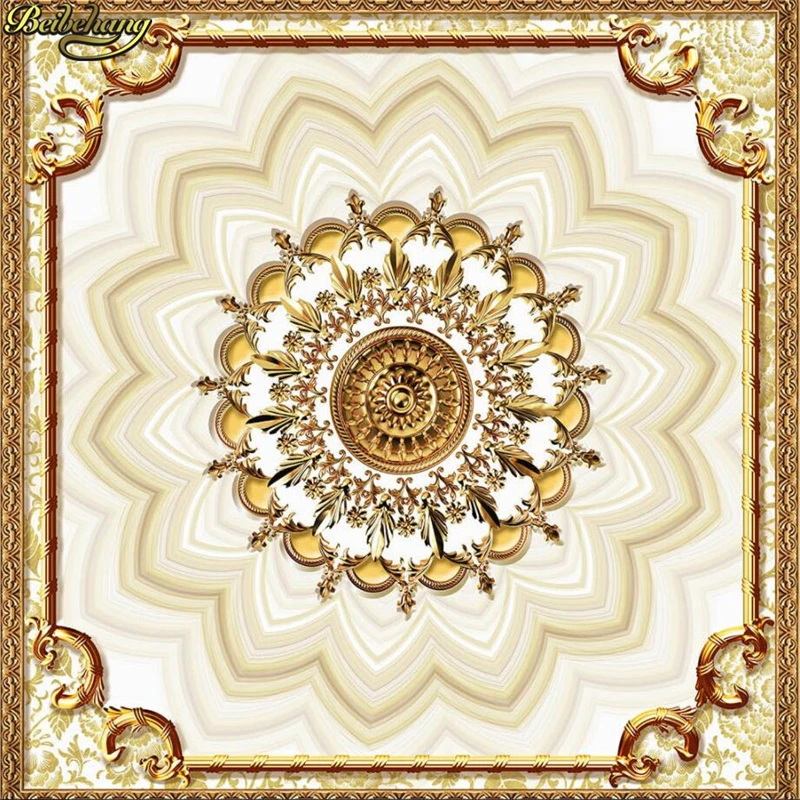 custom papel de parede 3D European ceiling wallpaper Landscape Mural Living Room Bedroom TV Sofa Backdrop Wall paper Covering