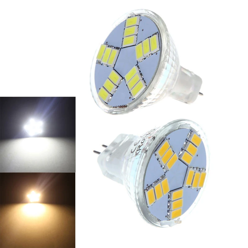 

Free Shipping 10pcs/lot MR11 7W 15 SMD 5730/5630 LED Light Energy Saving Spotlight Bulbs Cold White/ Warm White 12V led lamp