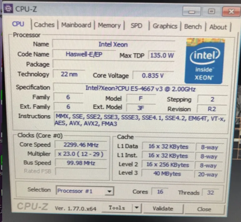 Original Intel Xeon processor OEM E5 4667v3 CPU 2.00GHz 40MB 16-Core 135W E5-4667V3 E5-4667 V3 free shipping E5 4667 V3