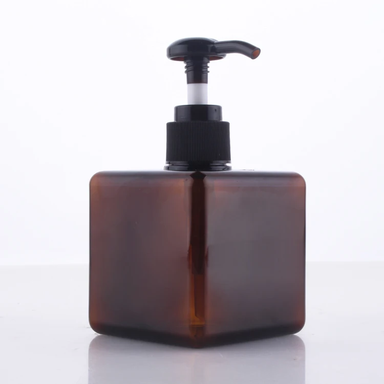 250ML BROWN   PET BOTTLE WITH  PRESS PUMP FOR BODY LOTION OR SHOWER GEL OR SHAMPOO CONAINING