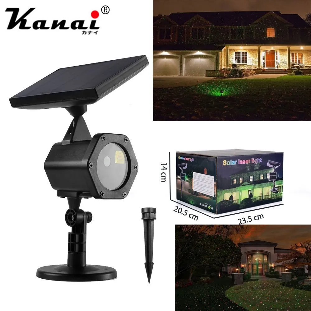 

6W LED Solar landscape lighting XL-H11 Star Projectors lawn Decorative Lighting Laser lights solar Christmas lights