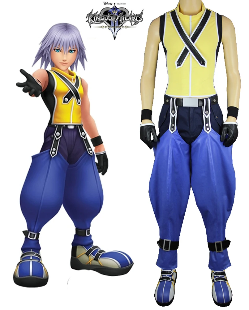 

Riku Uniform Cosplay Kingdom Hearts 2 Riku Cosplay Costume Custom Made Any Size