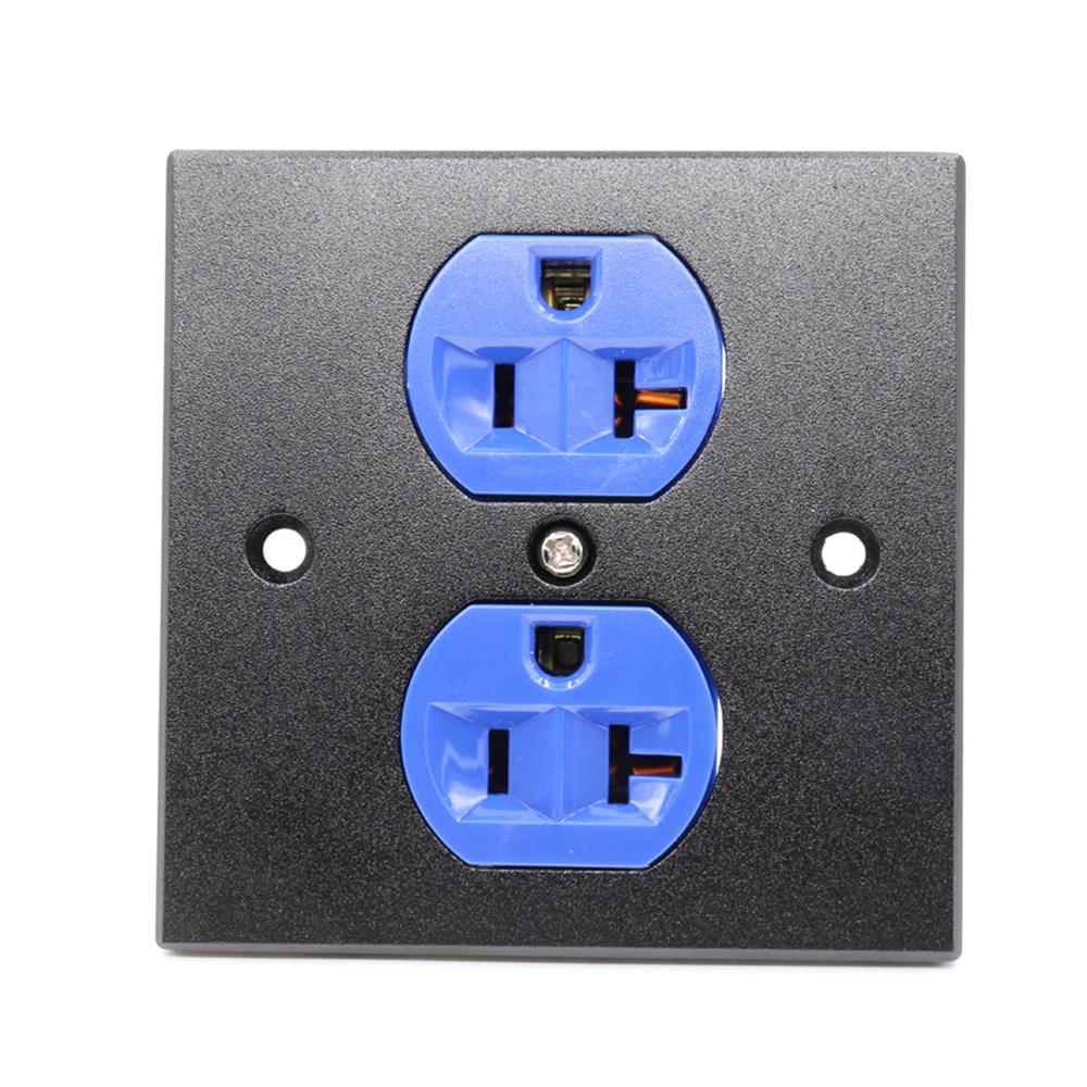 

HiFi Copper US AC Power Duplex Receptacle Outlet Socket Distributor