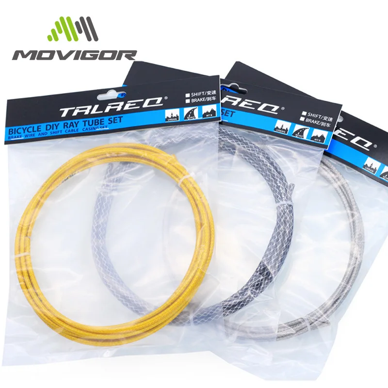 3M Weaving Bike Brake Cable Housing Universal Bicycle Shift Derailleur Line Tube 5mm MTB Road Bike Cable Line Pipe Sets