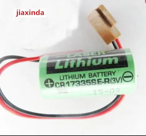 

jiaxinda HOT NEW CR17335SE-R CR17335SE CR17335 17335 3V lithium Battery system FANUC PLC control Li-ion battery plug