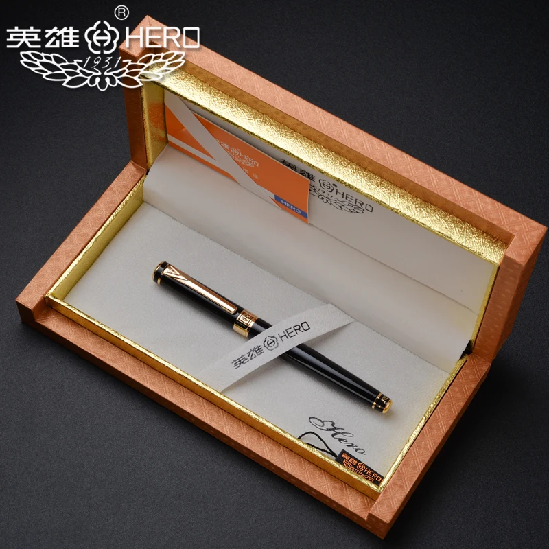 Original Hero 1078 fountain pen high-end gift eagle pen business men students calligraphy black