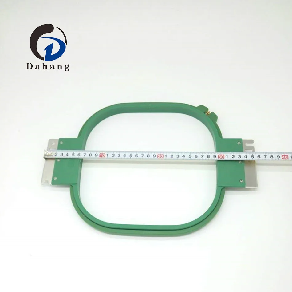 Green Hoop Size 24*24cm Total length 35.5cm Tajima Tubular Frame Embroidery Hoops