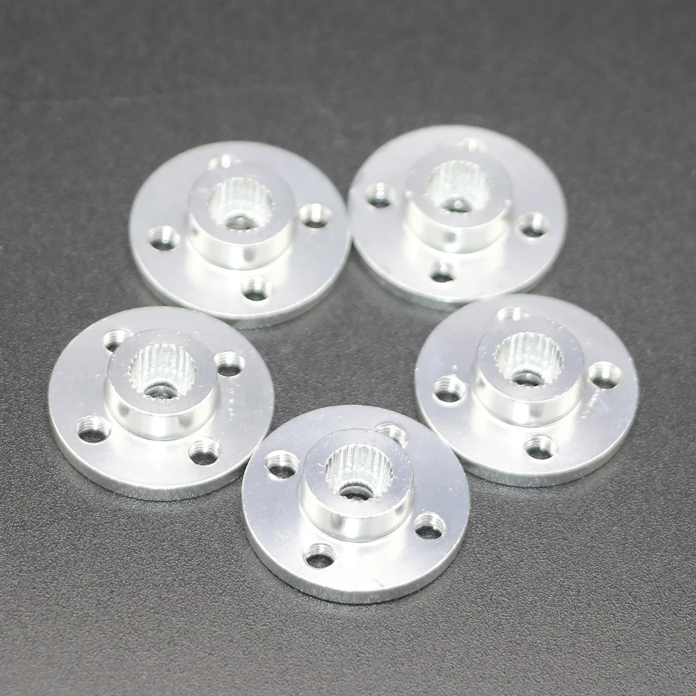 5pcs/lot Metal Servo Arm 25T Round Type Disc Matal Horns for MG995 MG996R Rc Servos Futaba ACE Robot