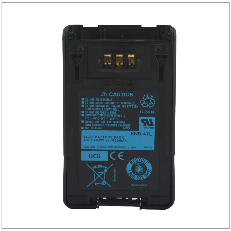 

KNB-47L 7.4V 1950mAh Li-ion Battery Pack for KENWOOD NX-200E,NX-200E3,NX-200K,NX-200K2,NX-200SE