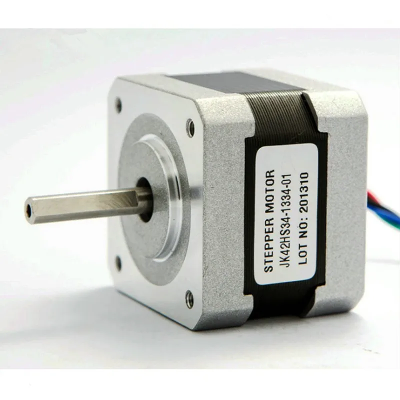 

1.8 degree Nema 17 stepper motor 34mm 1.33A 2.6kg.cm 0.26Nm 42HS34-1334-01 37 Oz-in Nema17 motor 4-lead for 3D printer