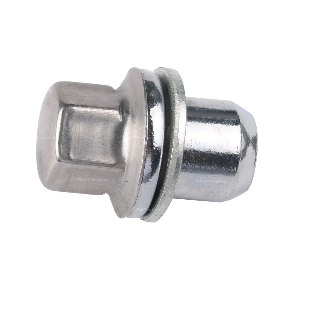 CloudFireGlory RRD500510 Silver Car styling Wheel Lug Nut Screw For Land Rover Discovery RR Sport LR3 LR4 Range Rover 2006 2009