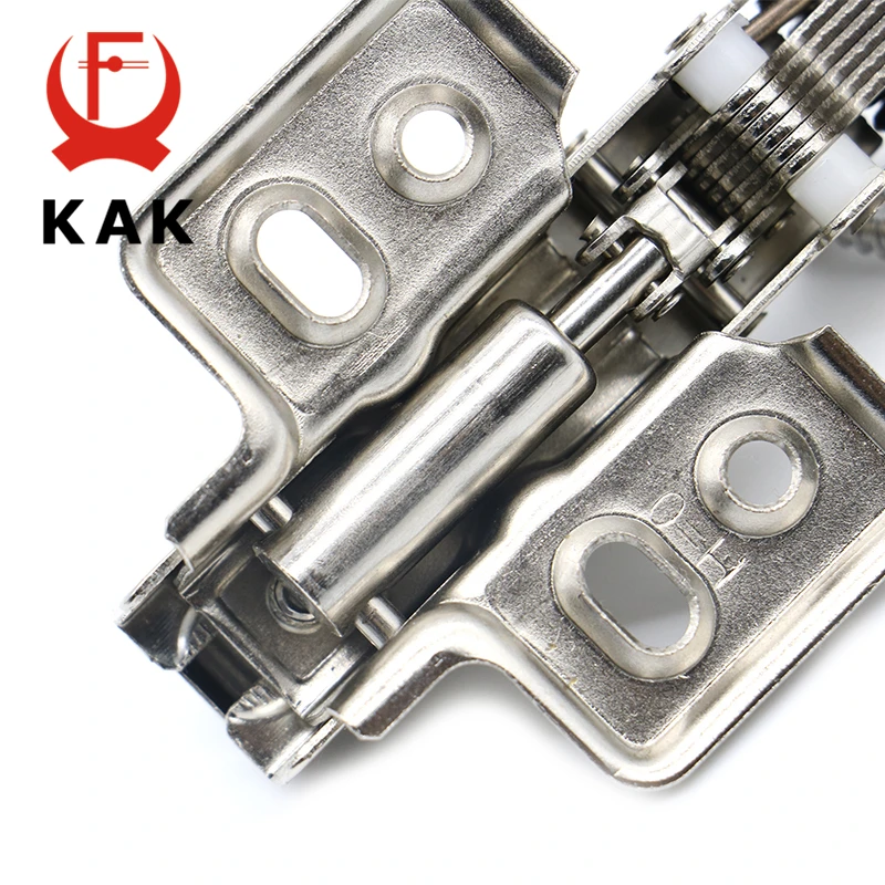 KAK Hinge Rustless Iron Hydraulic Hinge Iron Core Damper Buffer Cabinet Cupboard Door Hinges Soft Close Furniture Hardware