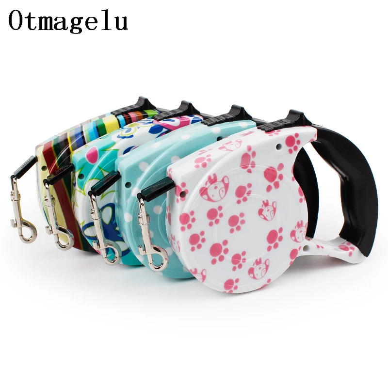 

Дешевые 5 м поводок для домашних собак, автоматический нейлоновый выдвижной поводок для собак, тяговая веревка для щенков, цепной ремень, поводки для собак и кошек