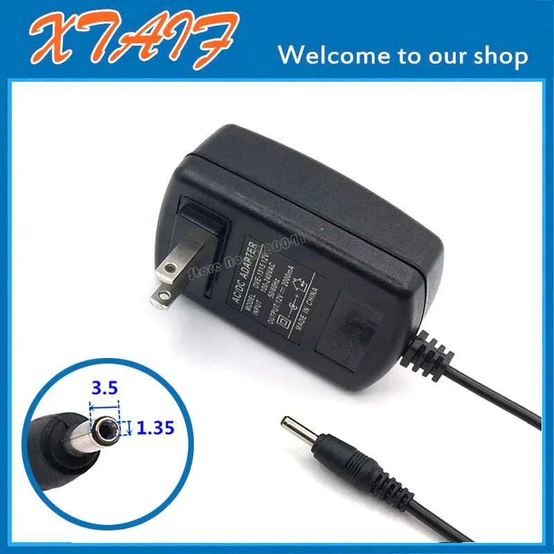 US/EU Plug 12V AC/DC Wall Power Adapter Charger 3.5mm tip Plug For iHome Speaker Audio Dock