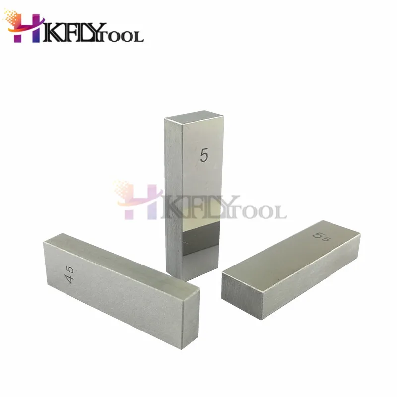 Block Gauge0.5mm 1mm 2mm 3mm 4mm 5mm 6mm 7mm 8mm 9mm 10mm Spection Block Gauge Measurement Caliper Tool block