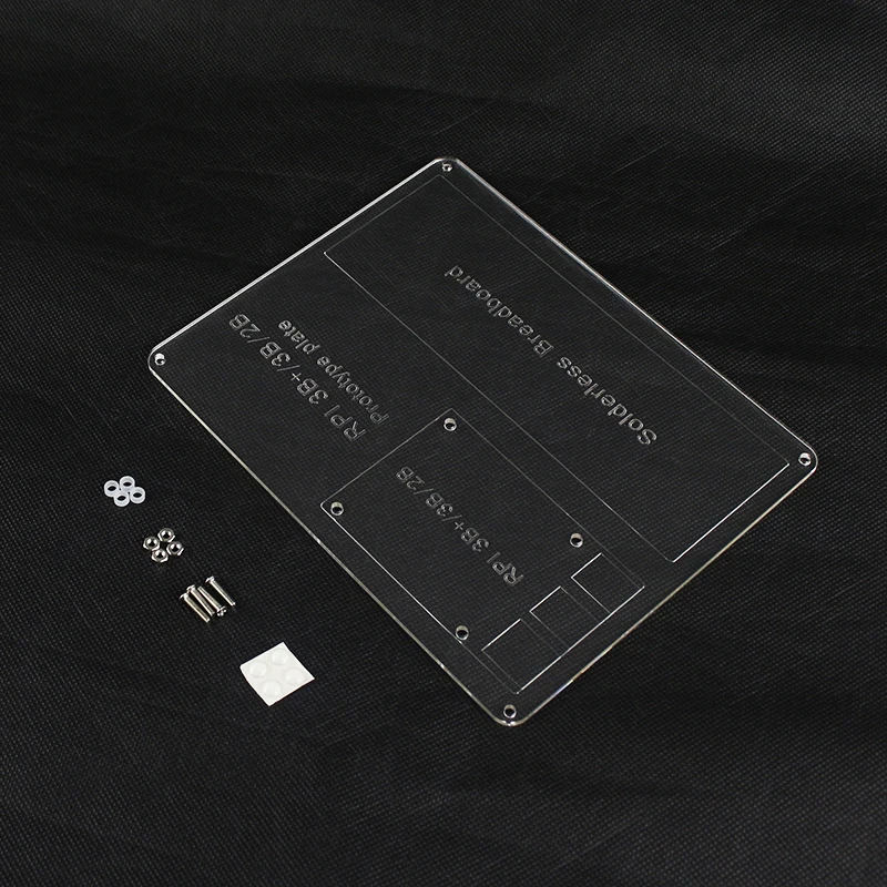 DIY Raspberry Pi Acryl Experiment Platte + MB-102 830 Punkt Breadboard kompatibel Raspberry Pi 3 4B/3B +/ 3B 2B
