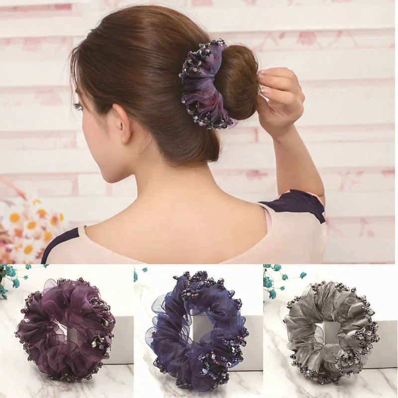 

Aikelina Fashion Headwear High Quality Women Lady Magic Shaper Donut Hair Ring Bun Headband Styling Tool Hair Accessories