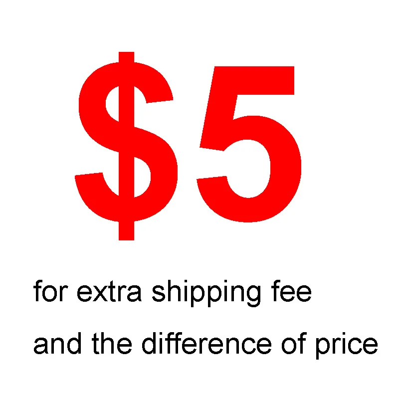 

7usd for extra shipping fee and the difference of price