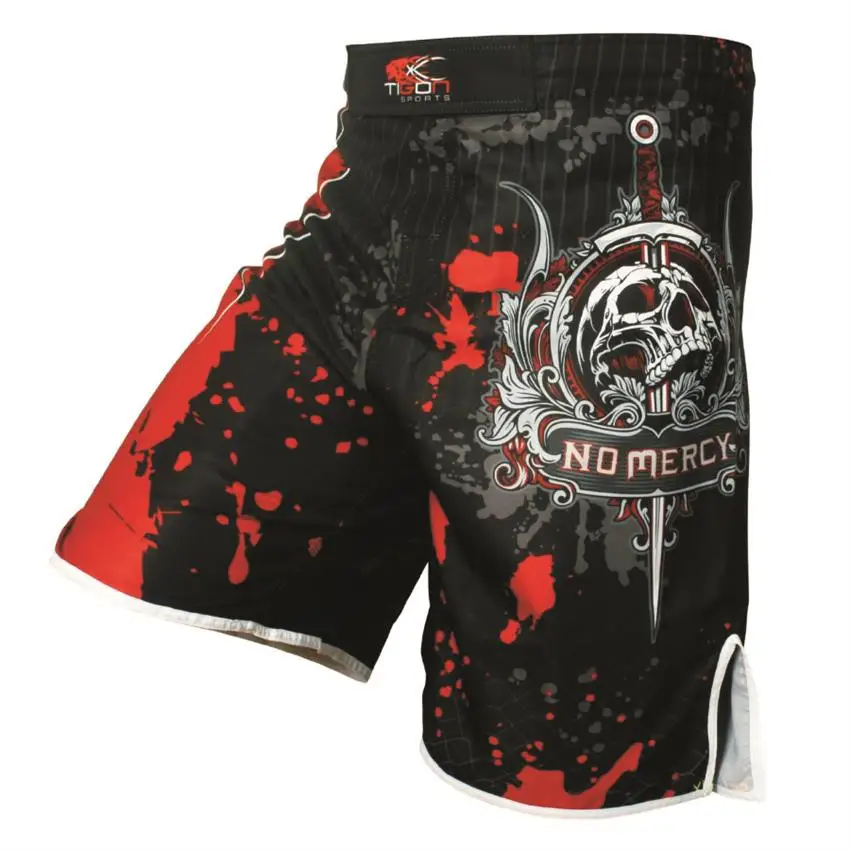 Skull Trunks fitness training Tiger Muay Thai MMA shorts Boxing sanda MMA pants boxing shorts cheap Jujitsu kickboxing shorts