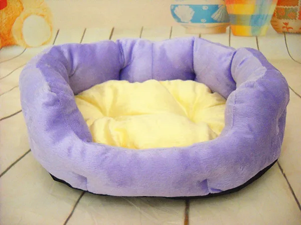 Pet nest new super soft short plush pet nest Macarons series winter small dog pet pad.