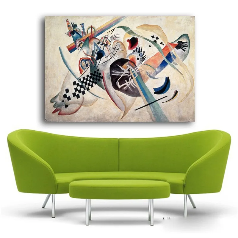 abstract Oil Painting Kandinsky from Russia to Pisa Special Wall painting Pop Wall Art Picture For Living Room No Frame