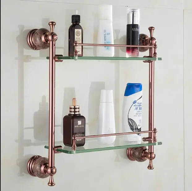 Tuqiu New brass and Jade Rose Gold Bathroom Accessories ,Paper Holder,Towel Bar,Soap basket,towel rack,hook bathroom Hardware