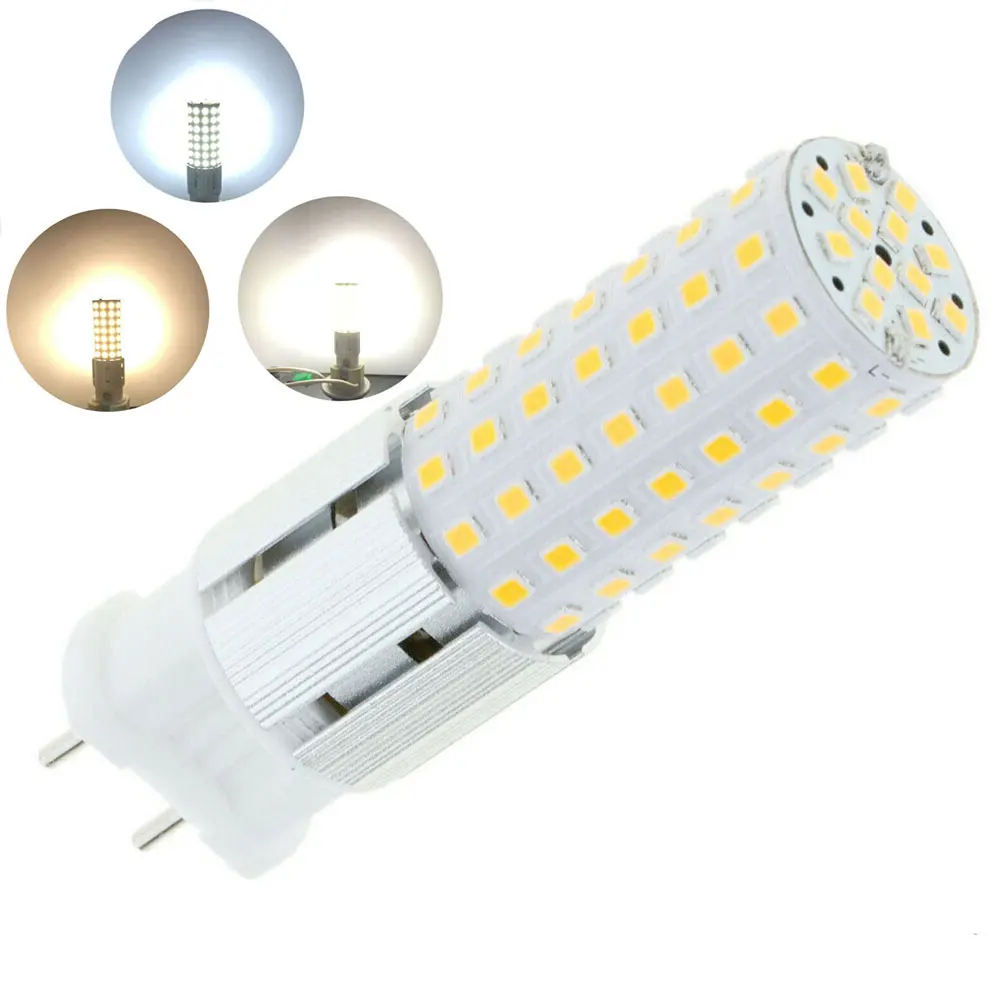 Lampe de remplacement ultralégère G12 SMD 2835 96Led, 15W, AC 110V 220V 240V 85V-265V