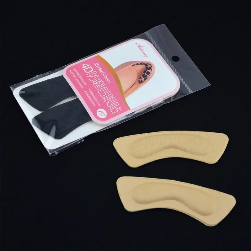 1/2 Pair Sticky Sponge High Heels Inserts Insoles Half Yard Cushion Heel Stick Sticky Note On Cloth Foot Care Insoles