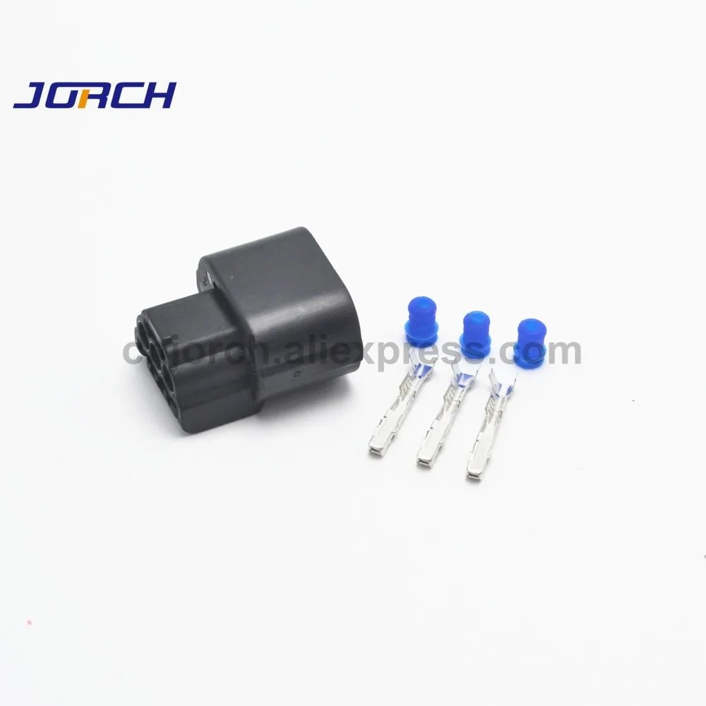 10 sets 3 pin Female Connector 6918-1833 For Honda Acura Sensors Sumitomo Center Rib HX 040 Auto Oxygen Sensor Plug