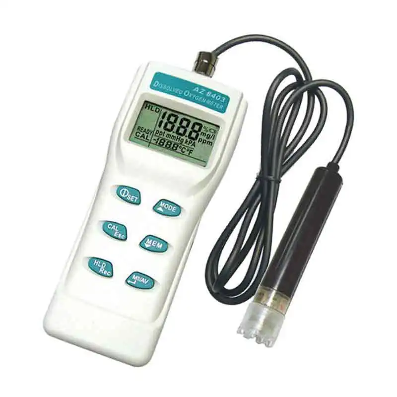 

Portable Dissolved Oxygen Meter with Memory DO D.O. tester analyzer CE certificate