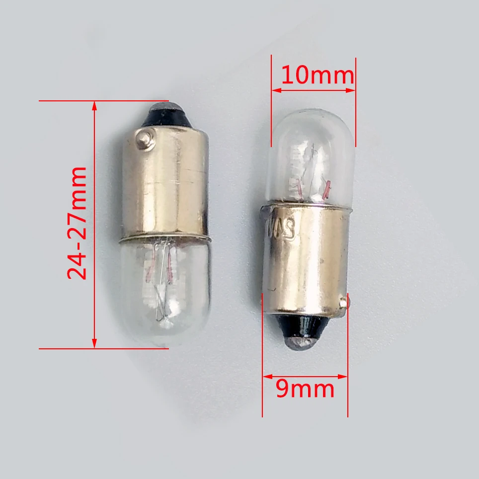 The instrument button lights screw bayonet bulb 6.3V0.15A12V24V30V36V2W3W5W small signal