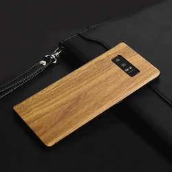 High Simulation Wood Grain Sticker Phone Back Paste Sticker For SAMSUNG Galaxy S10 Plus S10e Note 10+ Note 9 8 S9 Plus S8 S8+
