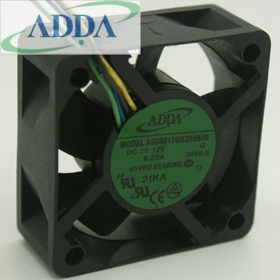 

FOR ADDA AG05012UX205B00 5020 5cm 12V 0.25A PWM computer case cooling fan