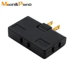 1 Pc High Quality White Black Travel Universal Charger Plug US USA Japan Canada Socket One In Three Converter AC Power Adapter