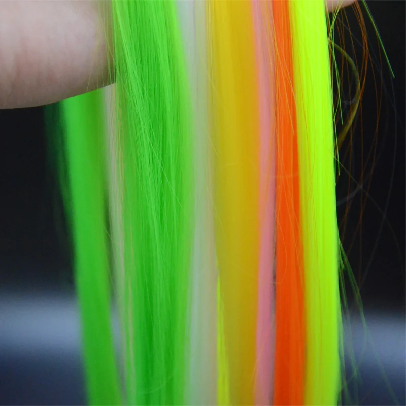 CONTEMPLATOR 12colors minnow streamer vimineous Fiber fly tying materials 2bags/pack synthetic very slender hairs for fly mouche