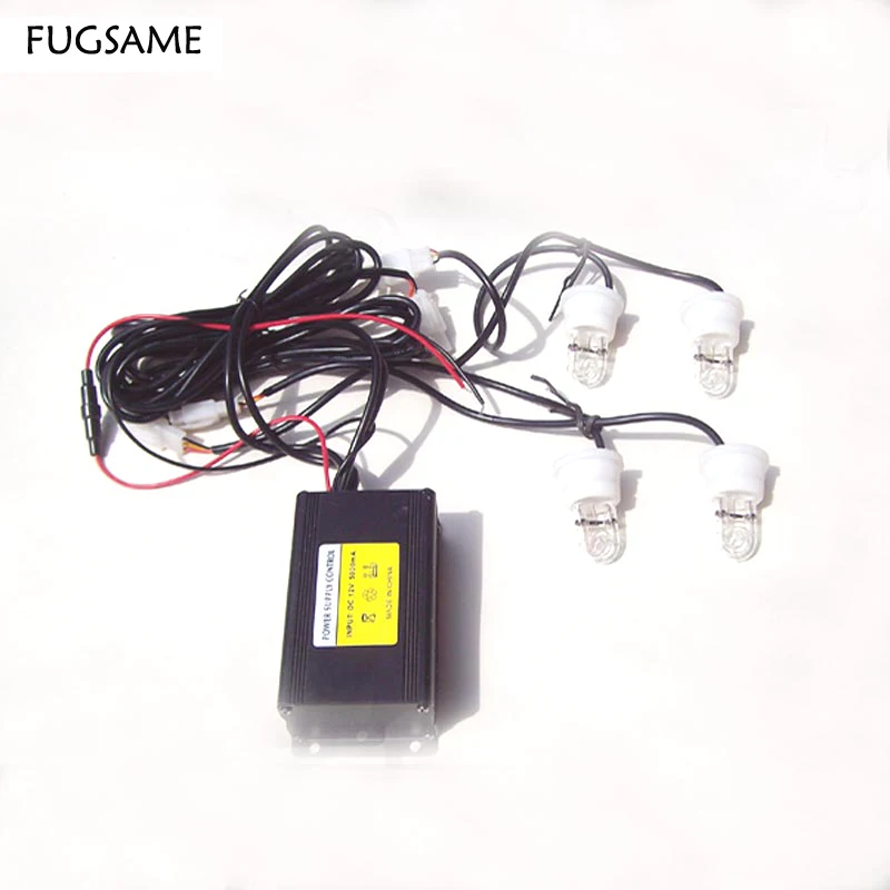 

FUGSAME Car LED Lights 120W Super Power A Tow Four U Type Tube Burst Flash Lamp