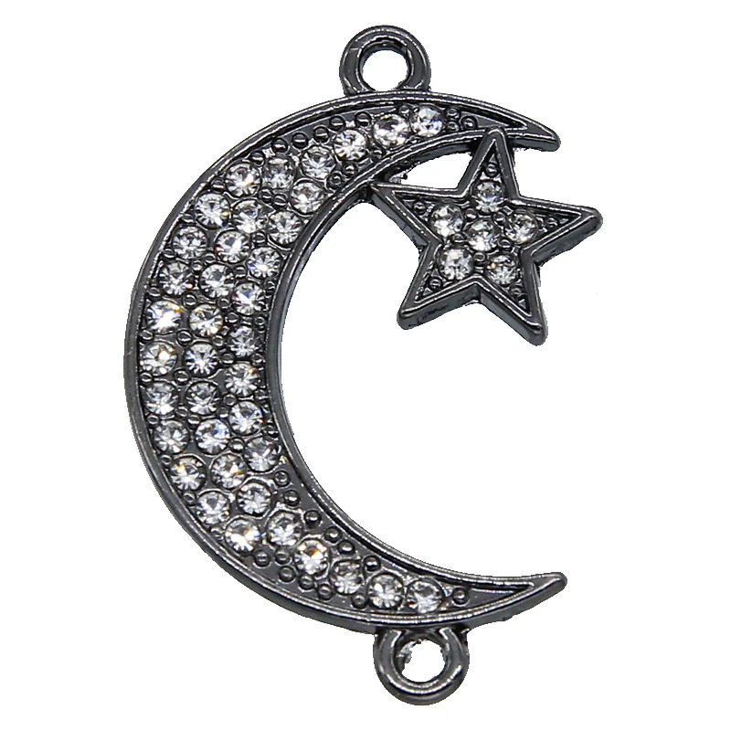 Arab Muslim Islamic God Allah Moon Star Pendant Bracelet Necklace Accessories Ramadan Gifts Religious Jewelry Wholesale