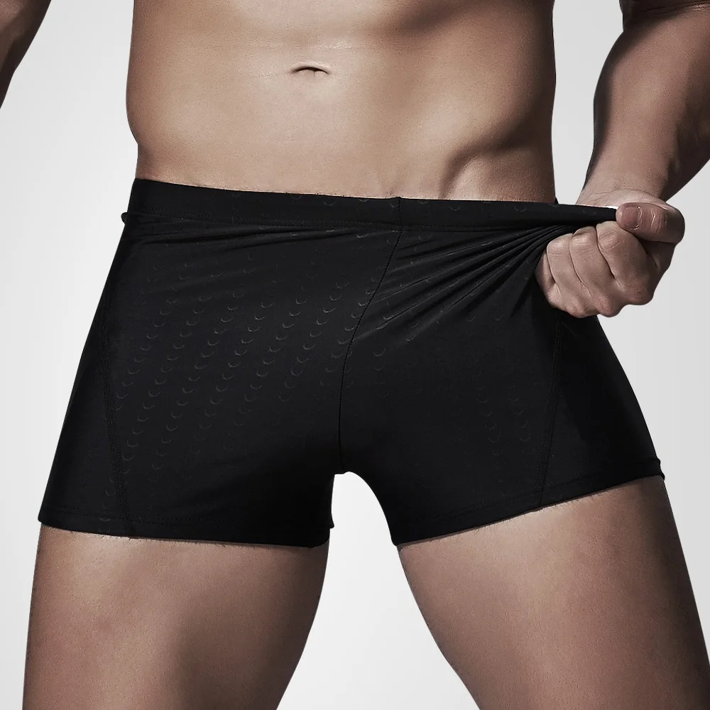 Nieuwe Badpak Voor Mannen Waterdichte Vierkante Been Elastische Badmode Surfen Strand Zwembroek Korte Slips Zomer Strand Shorts