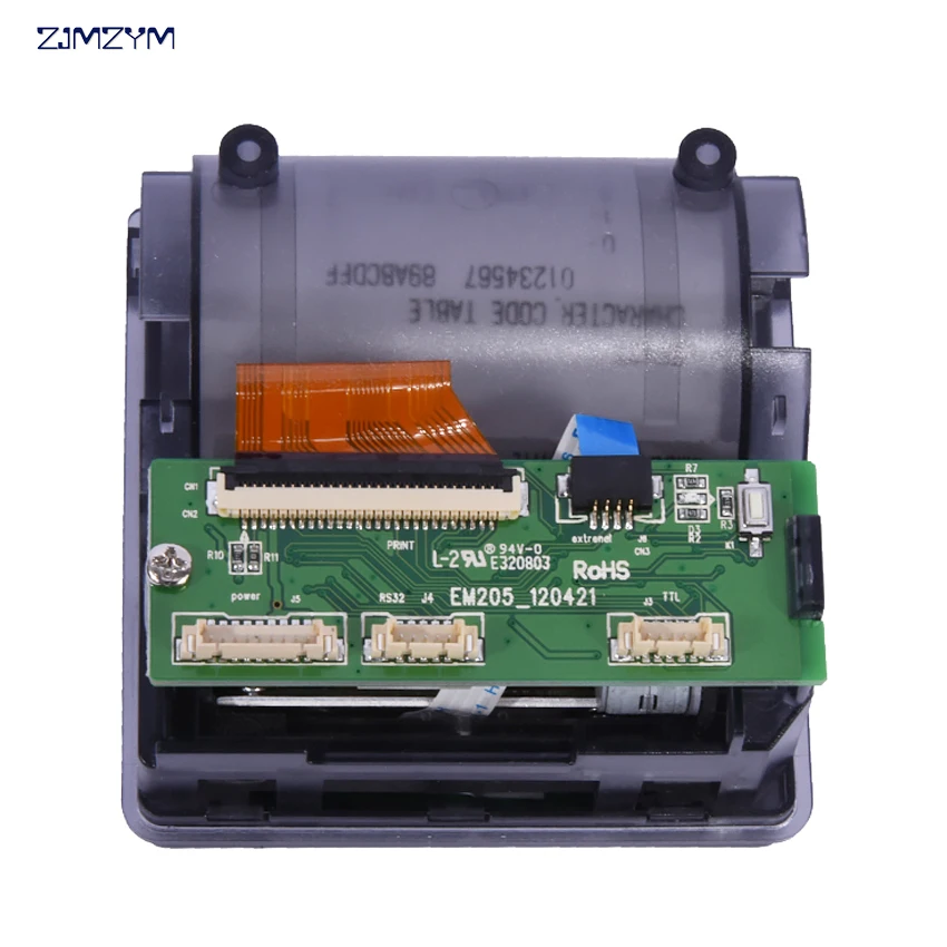 JP-QR205 58mm Super Mini Embedded Low-Noise Receipt Thermal Printer Optional USB RS-232/TTL Port Different Printer 5V-9V DC 12V