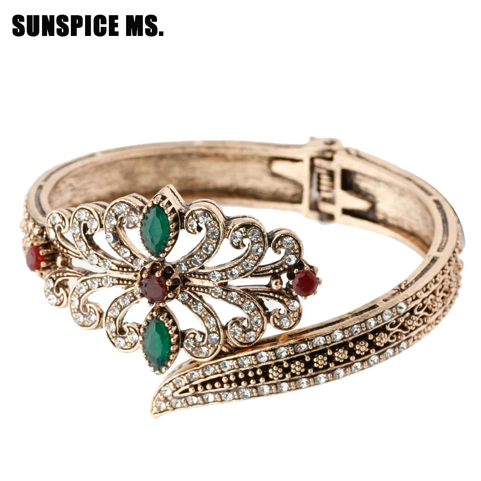 Dropshipping Trendy Liefde Bangle Armbanden Voor Vrouwen Indiase Sieraden Antiek Brons Turkse Snap Ontwerp Manchet Valentijnsdag Cadeau