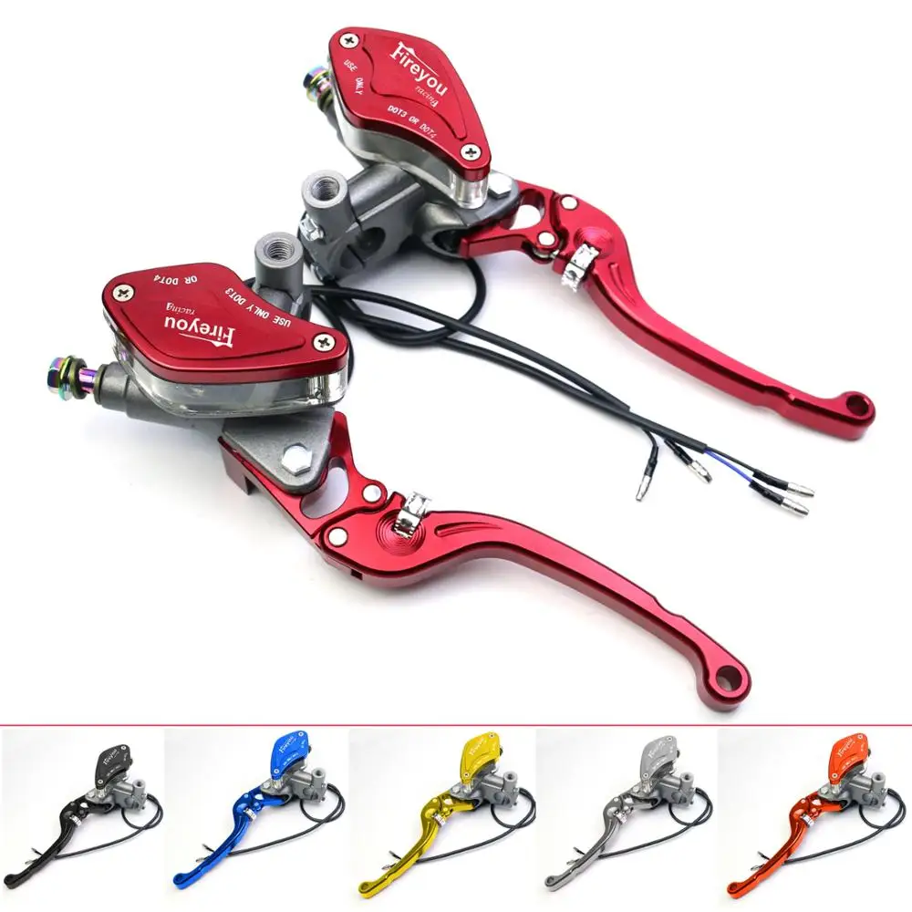 Brake Pump Master Cylinder Motorcycle lever Handlebar Hydraulic clutch Racing motorbike 22mm For  Yamaha Kawasaki Suzuki